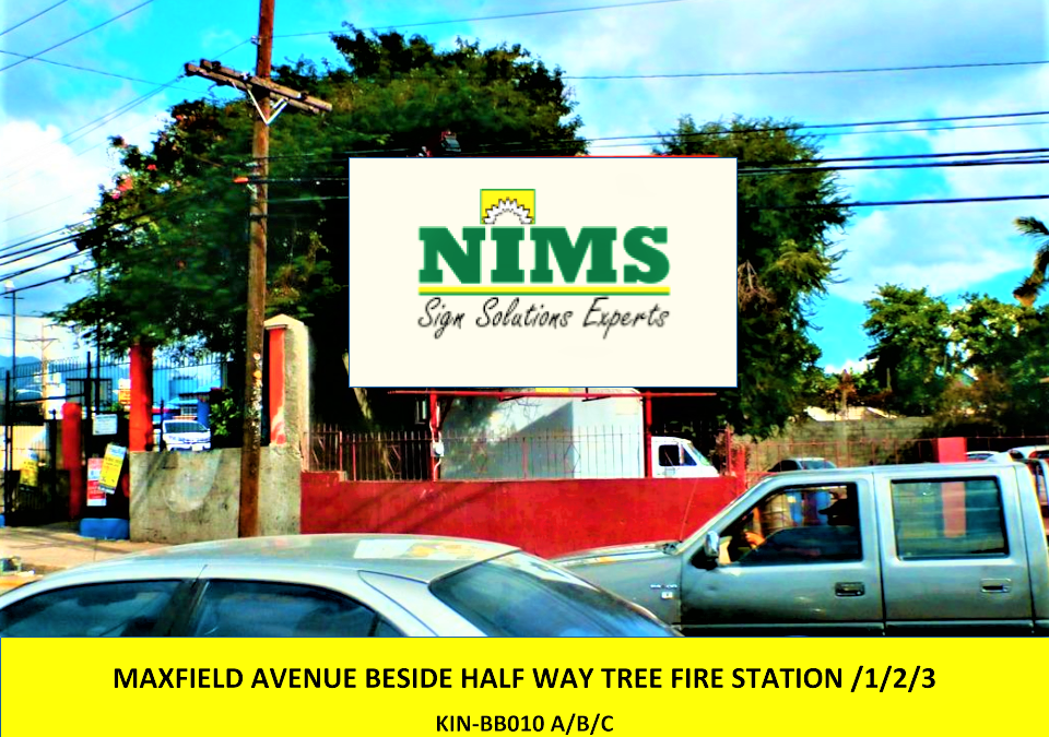 Maxfield Avenue beside Half Way Tree Fire Station/1/2/3 (KIN-BB010A/B/C)