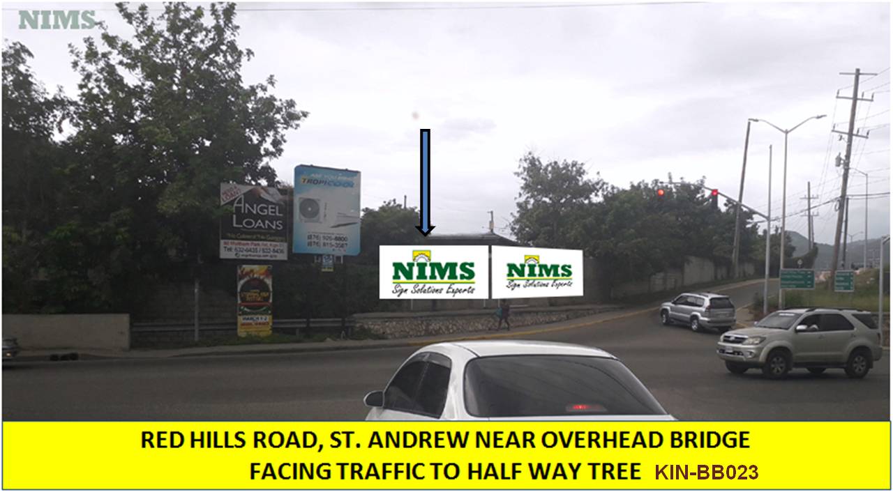 Red Hills Road, St. Andrew near overhead bridge facing traffic to Half Way Tree (KIN-BB023)