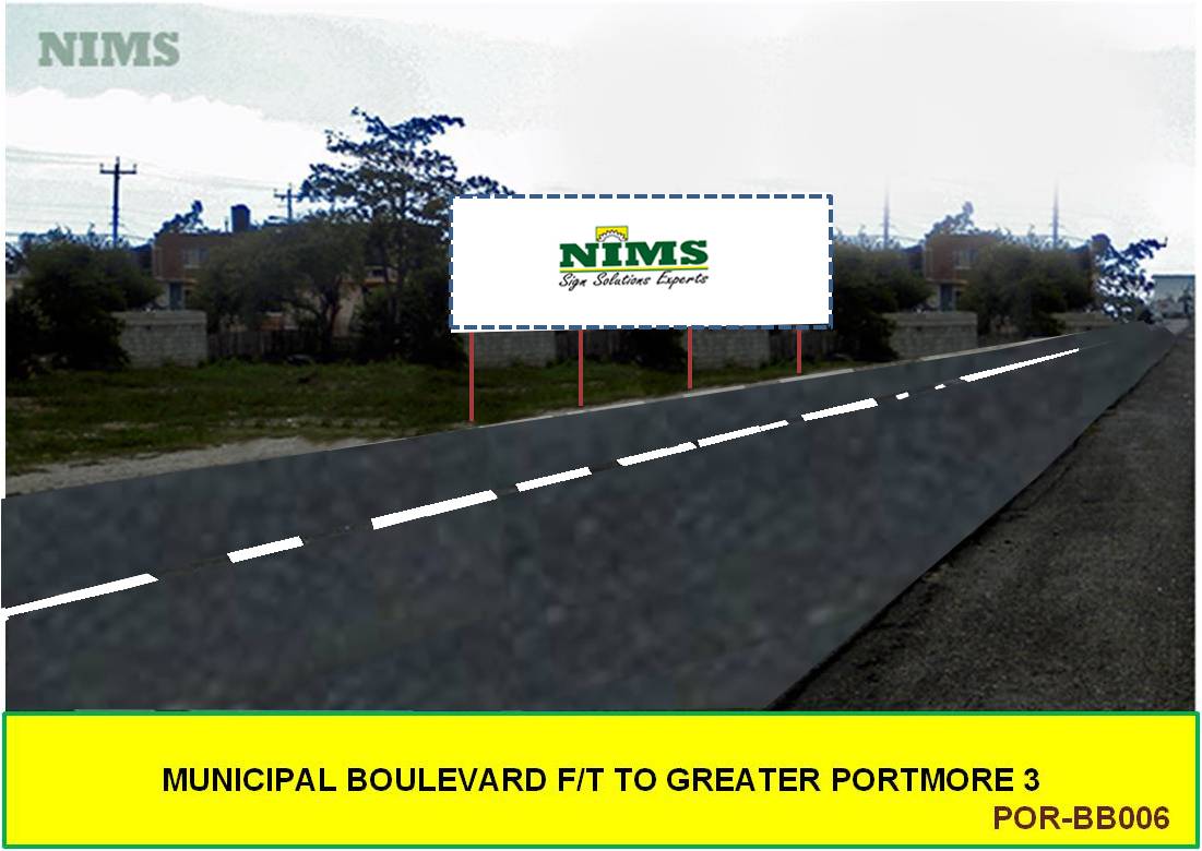 Municipal Boulevard facing traffic to Greater Portmore/2 (POR-BB006)