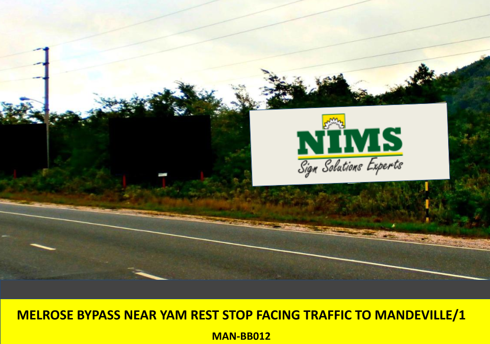 Melrose Bypass near Yam Rest Stop facing traffic to Mandeville /1 (MAN-BB012)